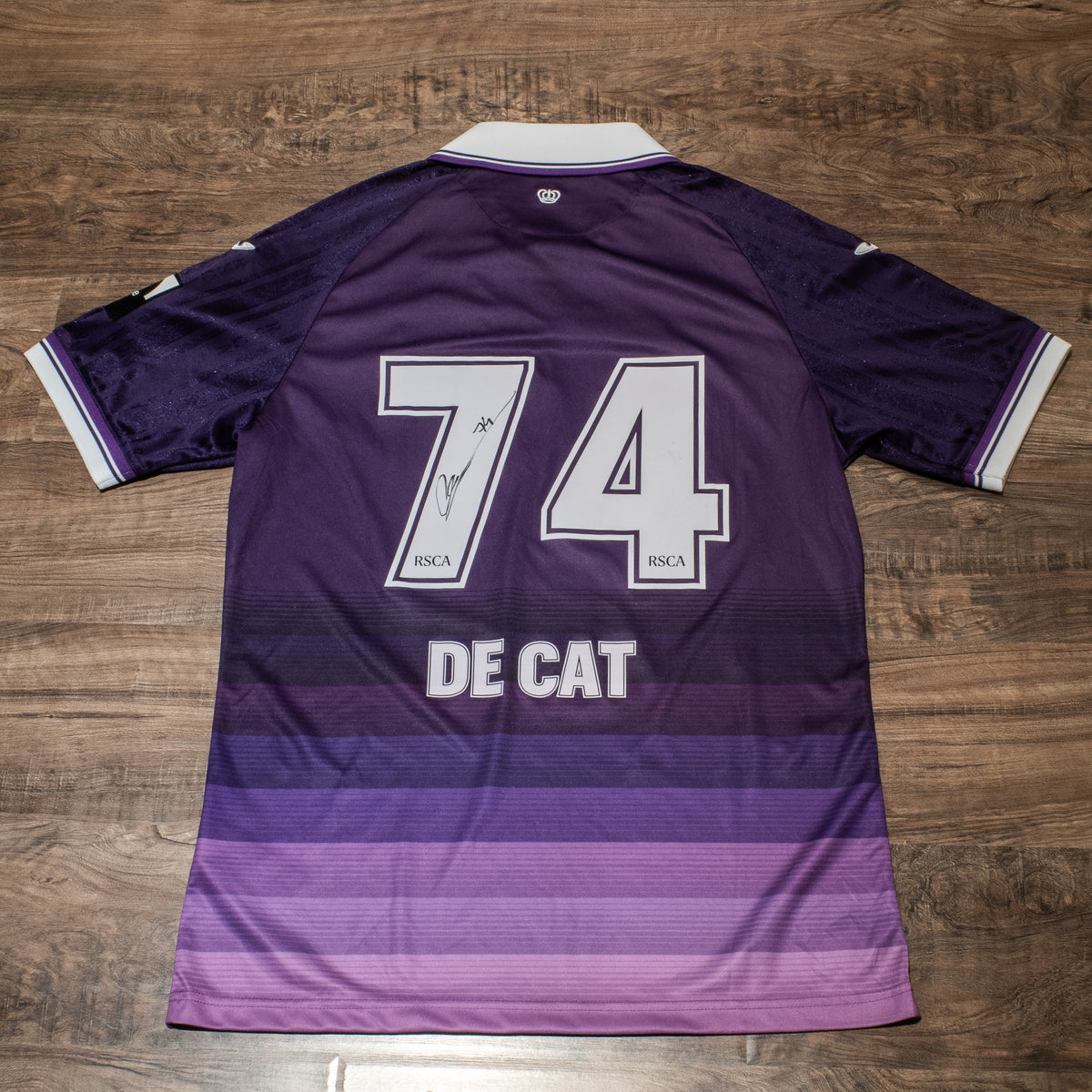 Joma RSC Anderlecht De Cat #74 2025-26 Home Jersey - L (SIGNED, MATCH WORN)