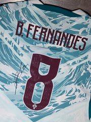 Puma Portugal Bruno Fernandes #8 2026 Away Jersey - M (SIGNED, MATCH ISSUED)