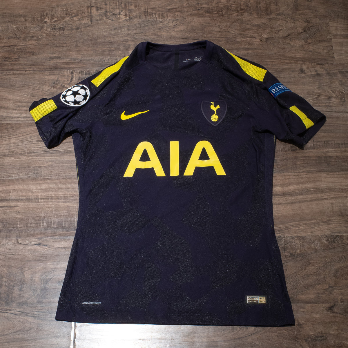 Nike Tottenham Hotspur Son #7 2017-18 Third Jersey - L (NEW, PLAYER ISSUE)